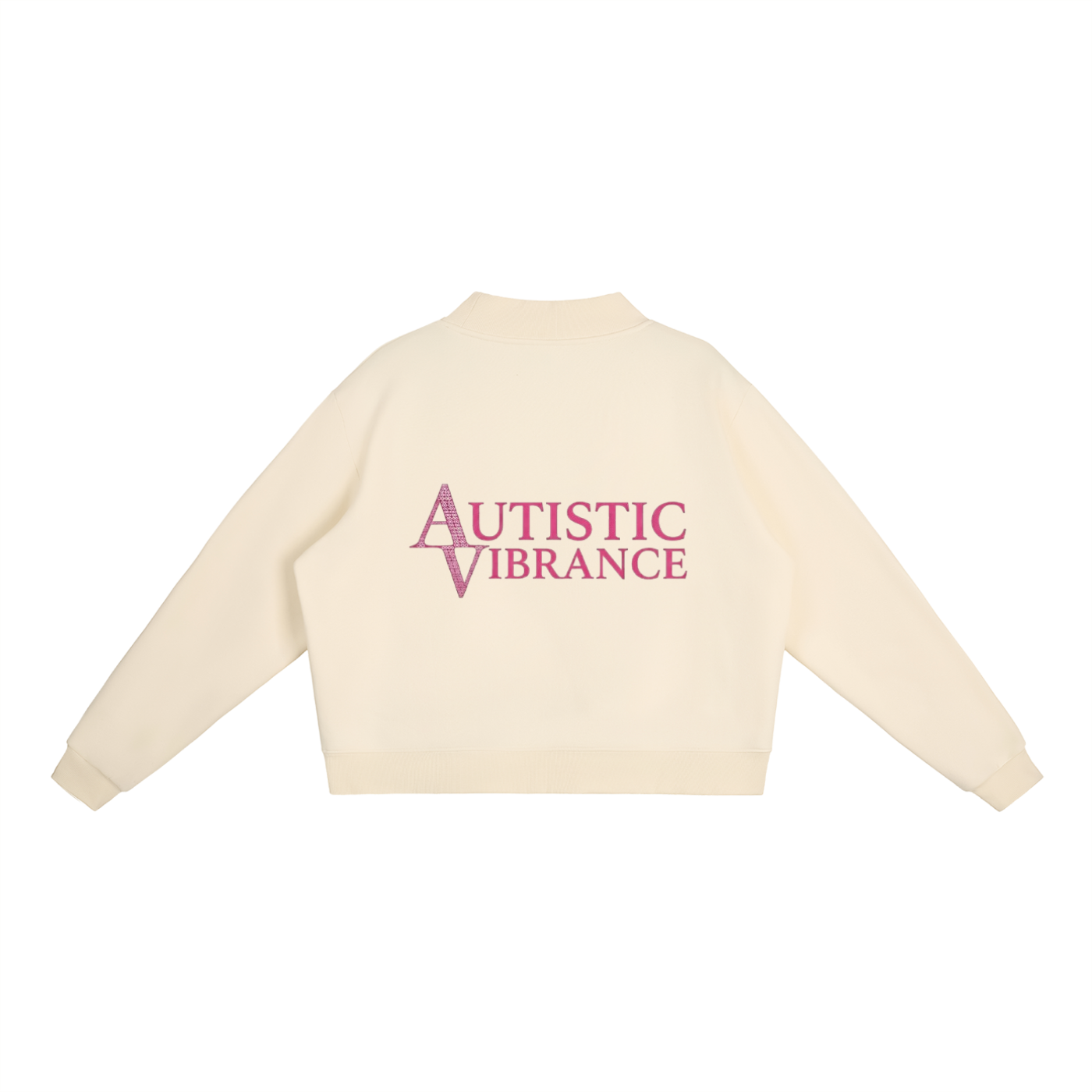 Essential Fleece Mock-Neck Crew Sweatshirt