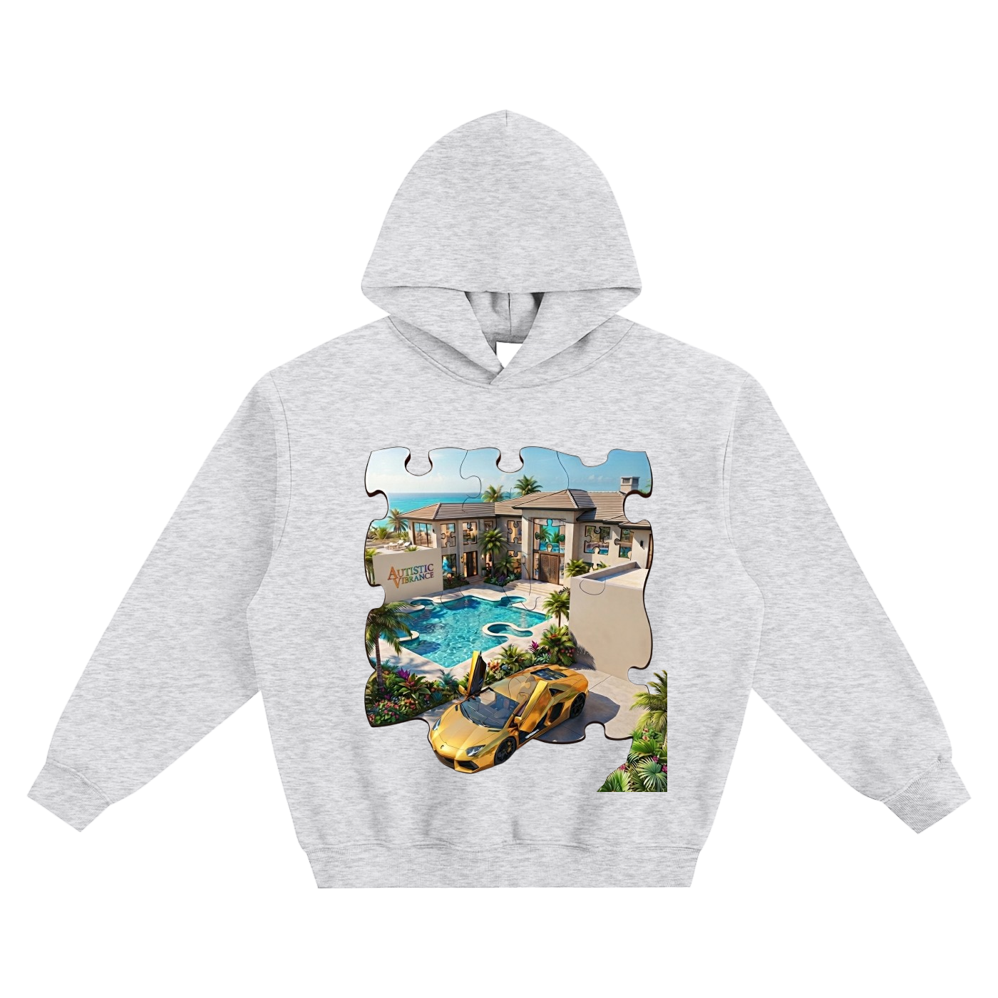 Autistic Vibrance Fleeced Boxy Hoodie