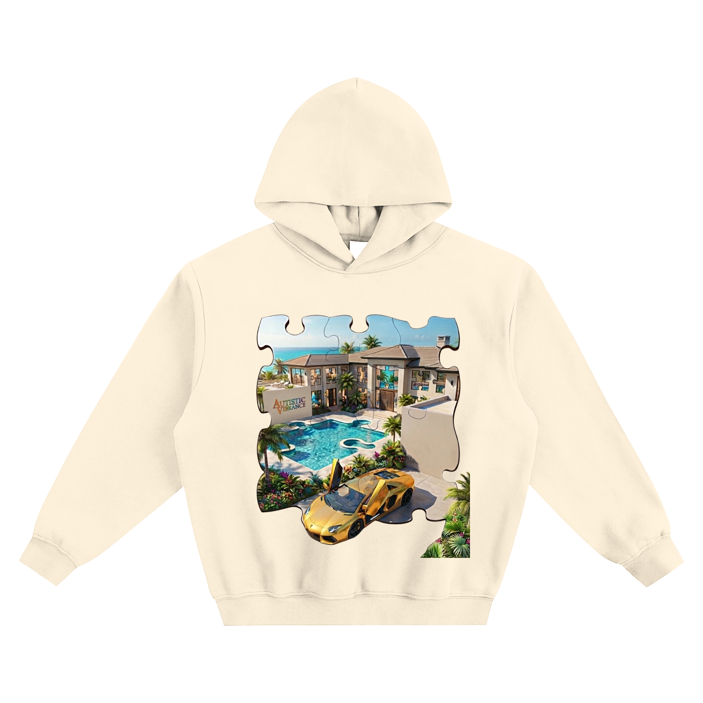 Autistic Vibrance Fleeced Boxy Hoodie