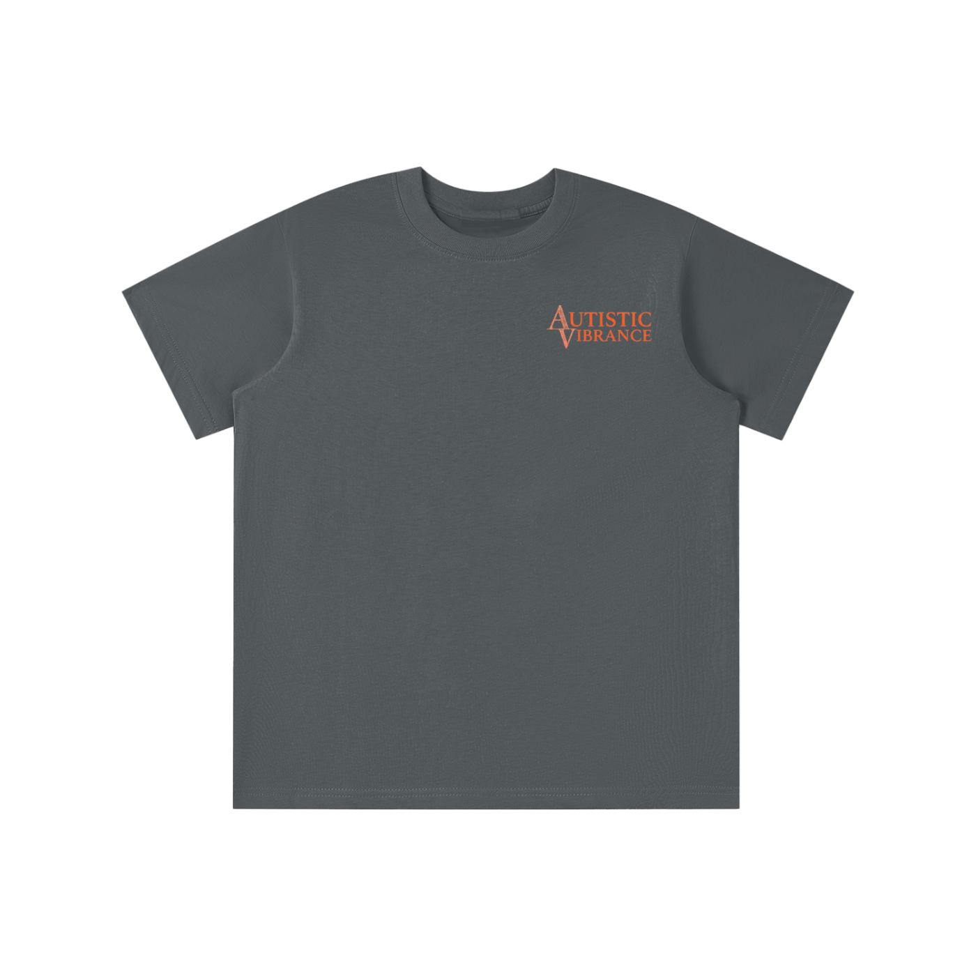 Autistic Vibrance Kids' Orange Logo T-shirt
