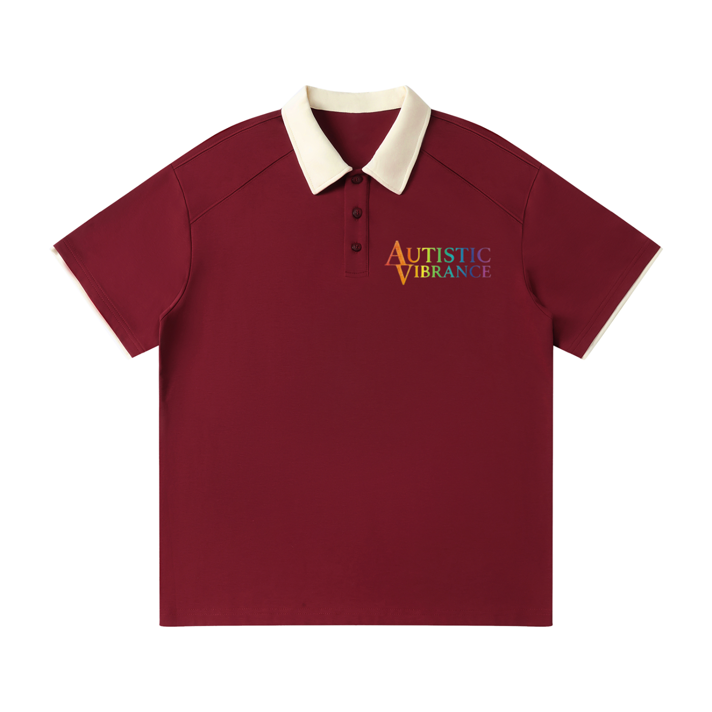 Autistic Vibrance Collar Polo Shirt