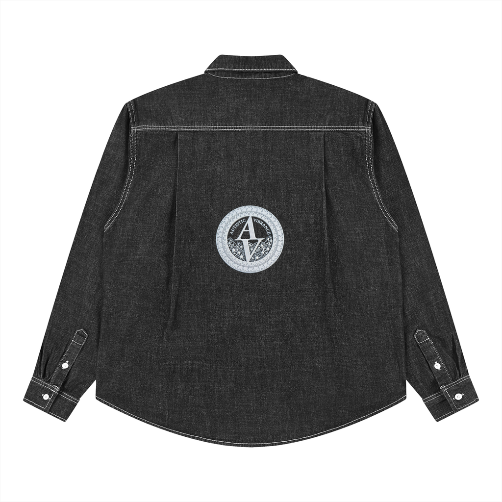 Unisex Vintage Wash Denim Shirt