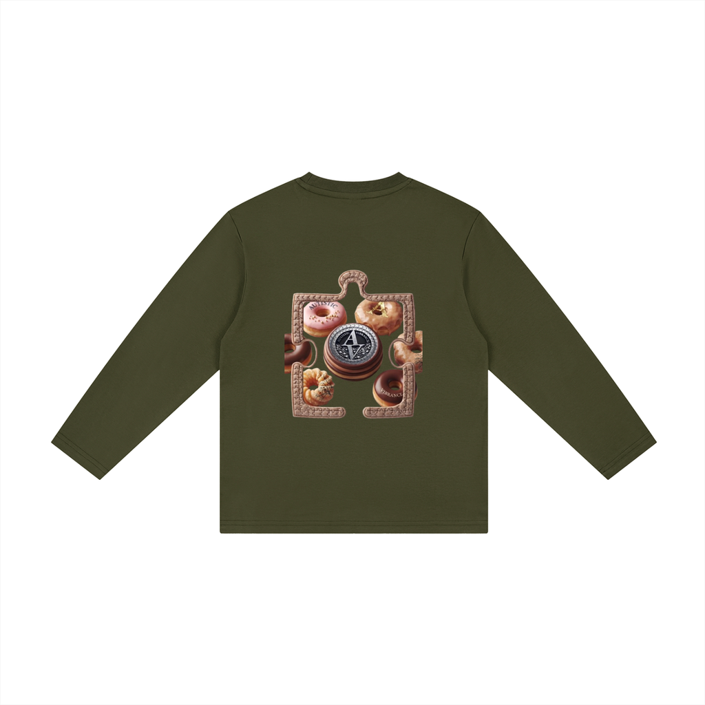 Kid's Drop Shoulder Long Sleeve T-Shirt