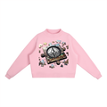 Essential Fleece Mock-Neck Crew Sweatshirt