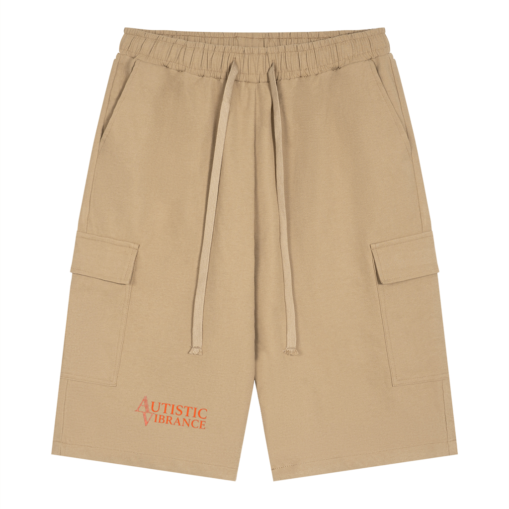 Autistic Vibrance Drawstring Cargo Shorts