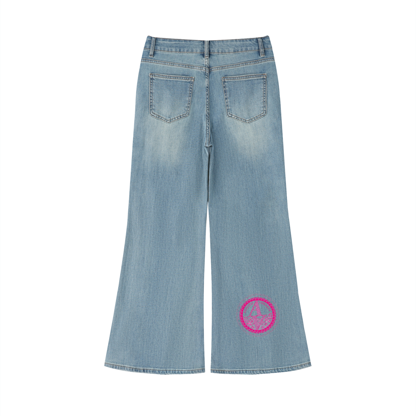 Autistic Vibrance Flared Leg Jeans