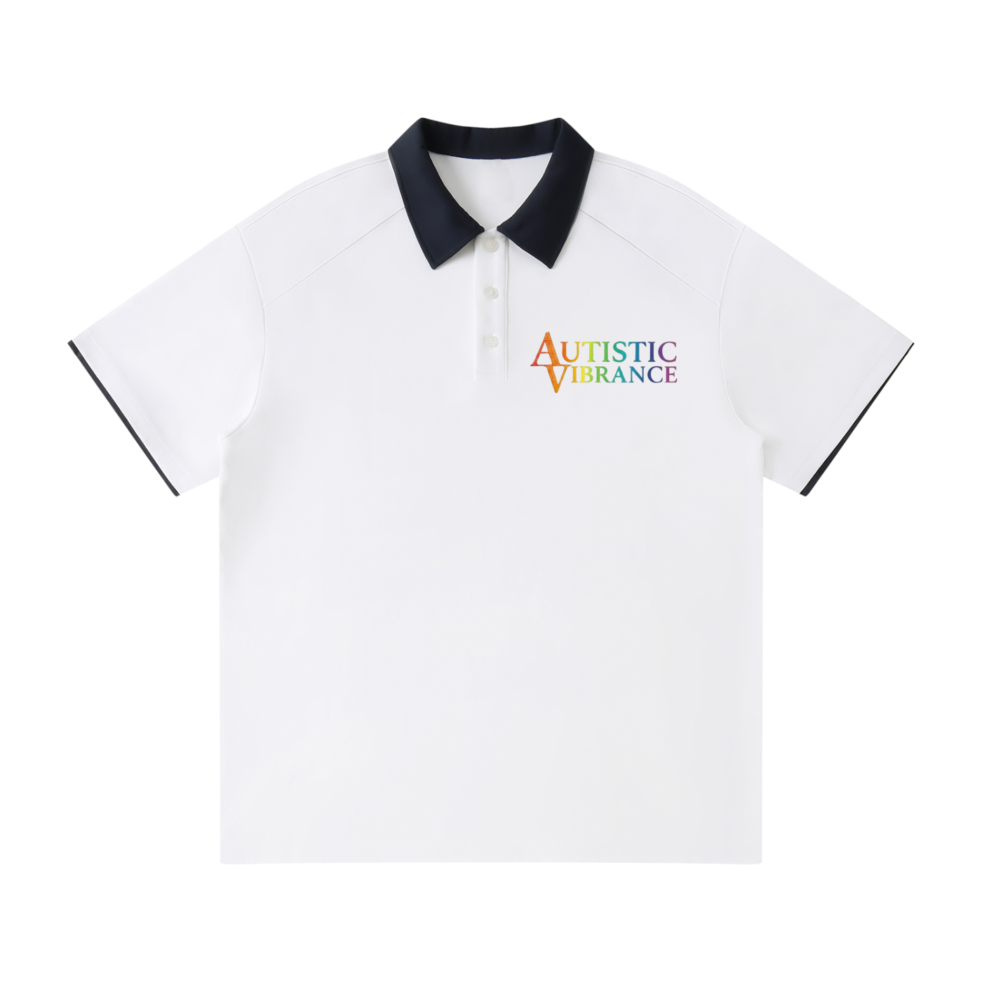 Autistic Vibrance Collar Polo Shirt