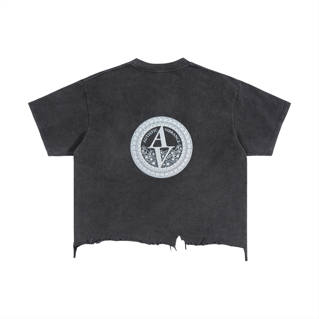 Autistic Vibrance Cropped Shirt