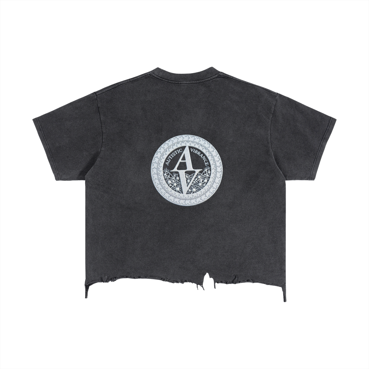 Autistic Vibrance Cropped Shirt