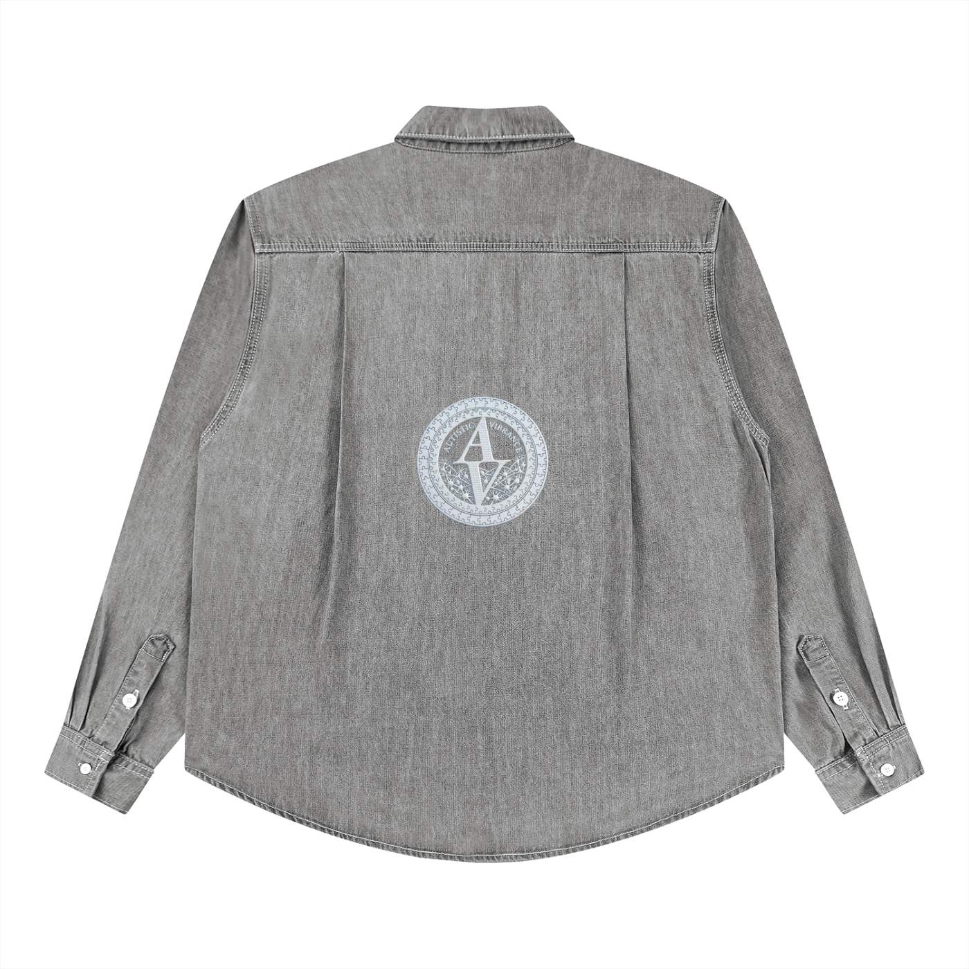 Unisex Vintage Wash Denim Shirt