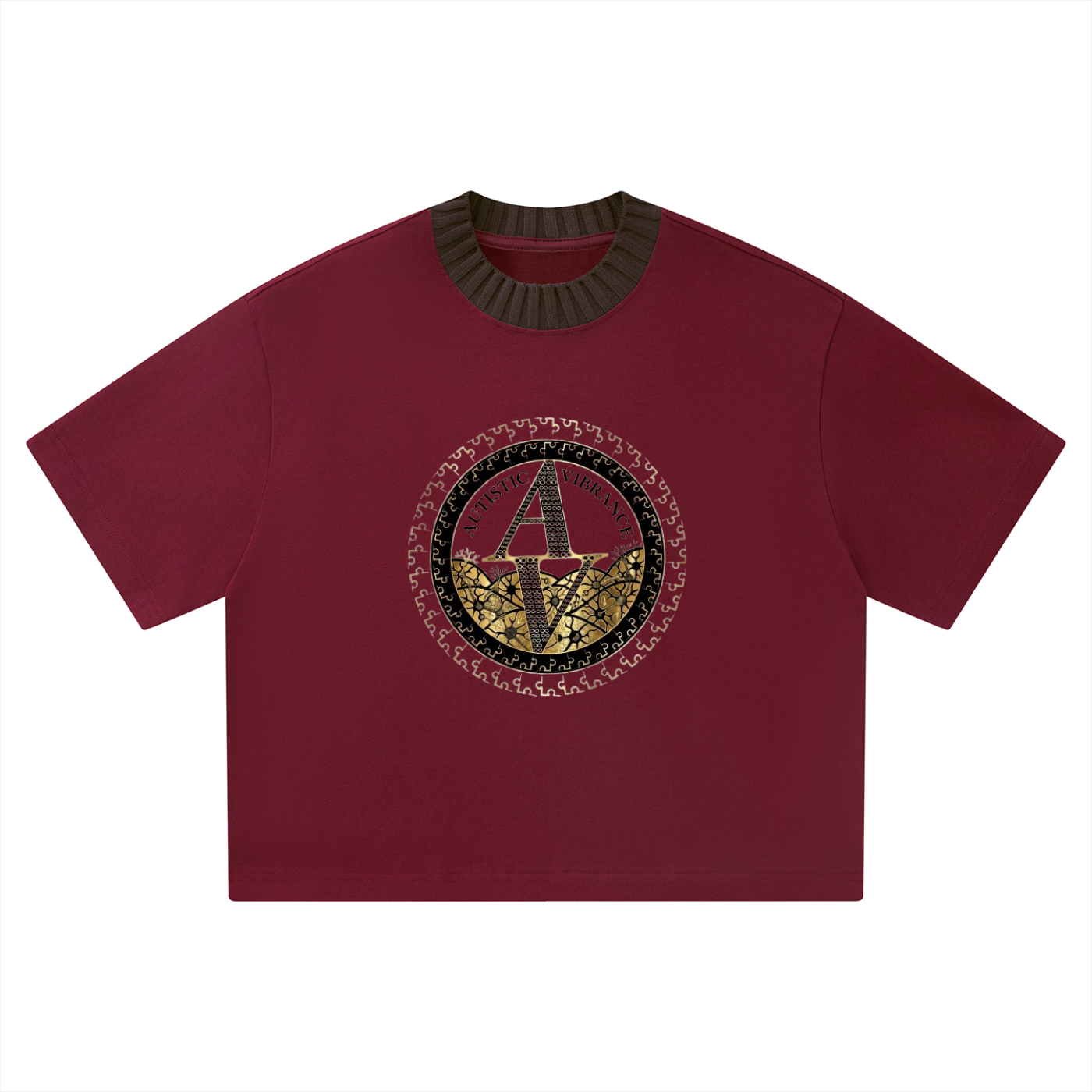 Autistic Vibrance Black & Boxy T-Shirt