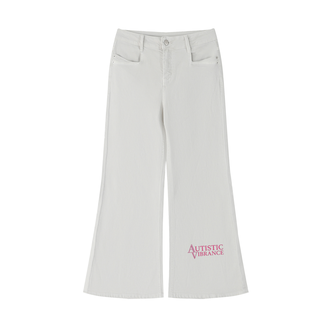 Autistic Vibrance Flared Leg Jeans