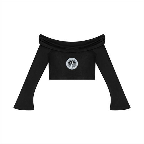 Autistic Vibrance Bell Sleeve Crop T-Shirt