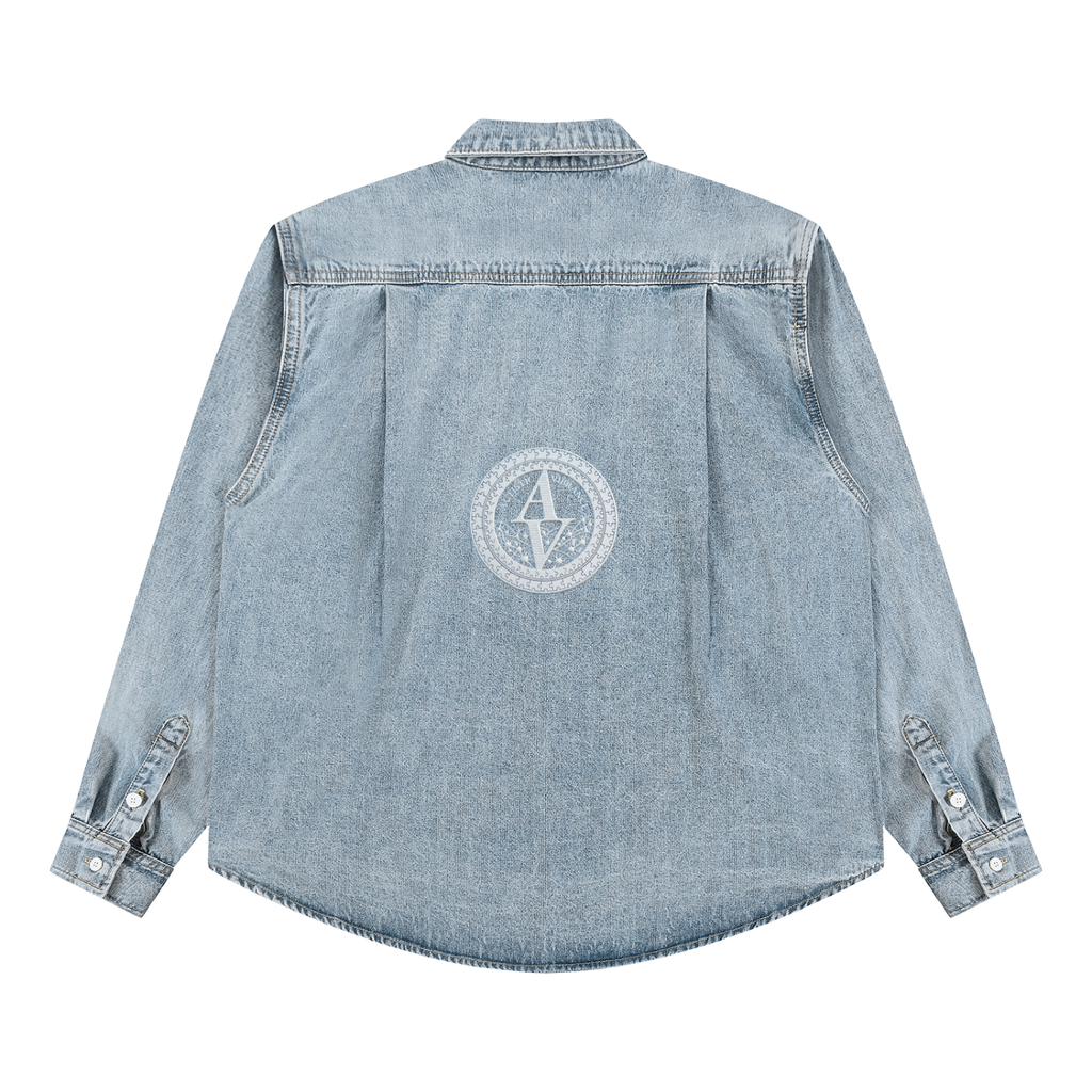 Unisex Vintage Wash Denim Shirt
