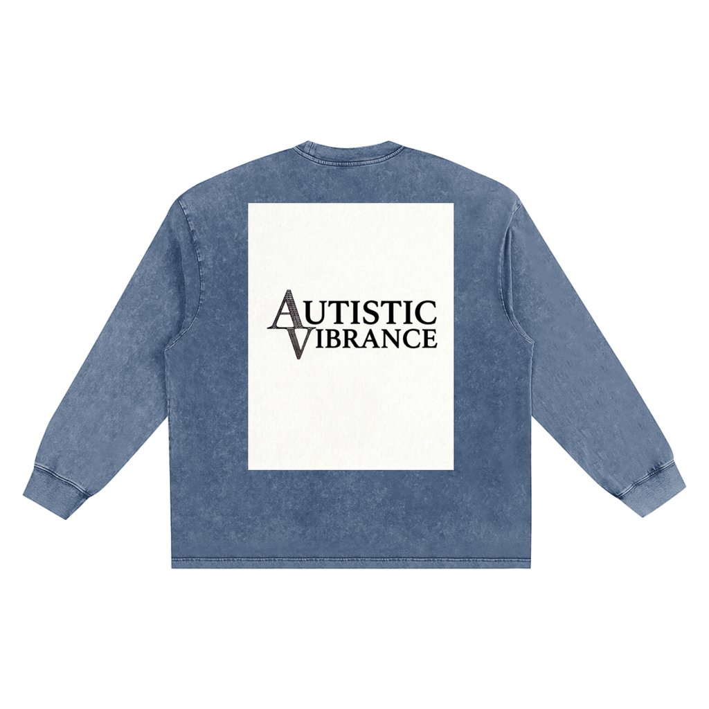 Snow Washed Frayed Edge T-Shirt