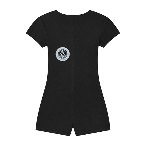 Autistic Vibrance Cape Tie-Waist Romper