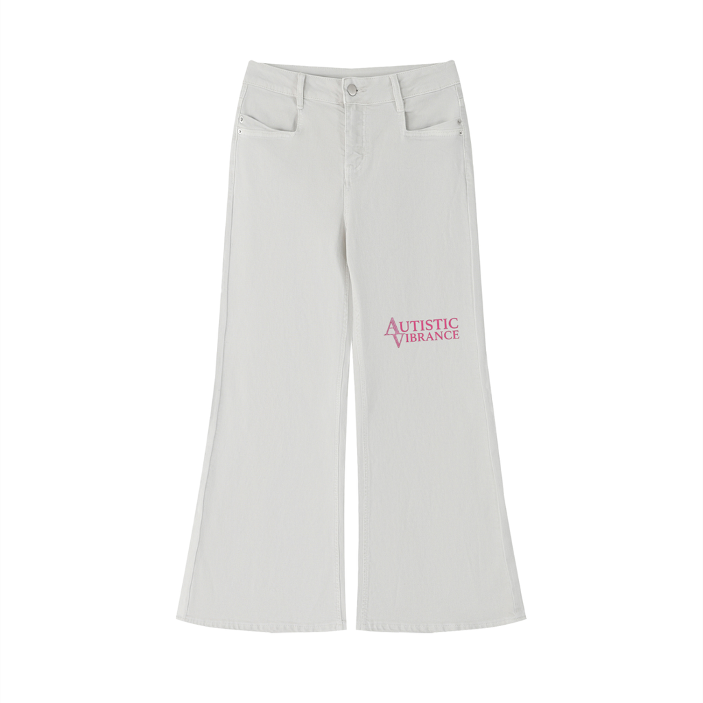 Women's Vintage Wash Flared Leg Jeans