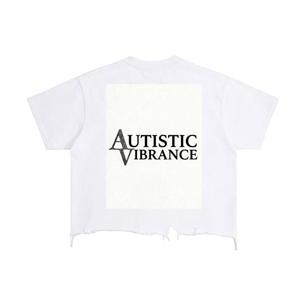 Vintage Wash Boxy Distressed Hem T-Shirt