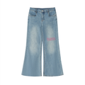 Women's Vintage Wash Flared Leg Jeans