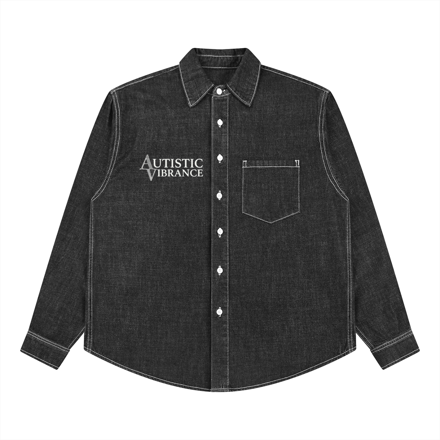 Autistic Vibrance Denim Shirt