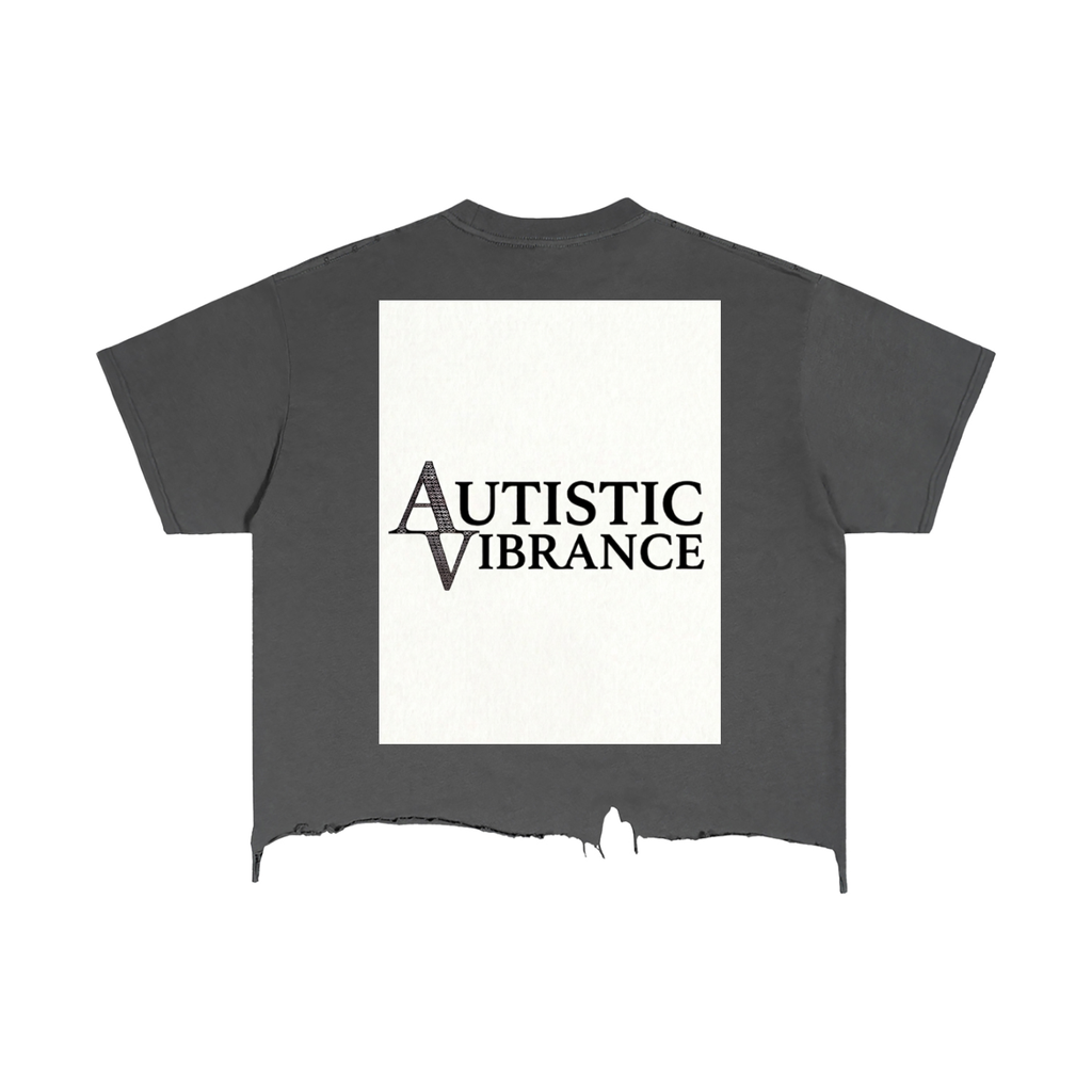 Vintage Wash Boxy Distressed Hem T-Shirt