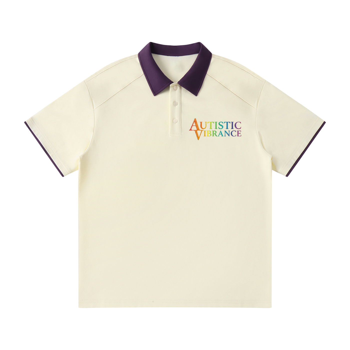 Autistic Vibrance Collar Polo Shirt
