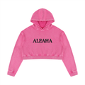 Women’s Mineral Washed Crop Hoodie