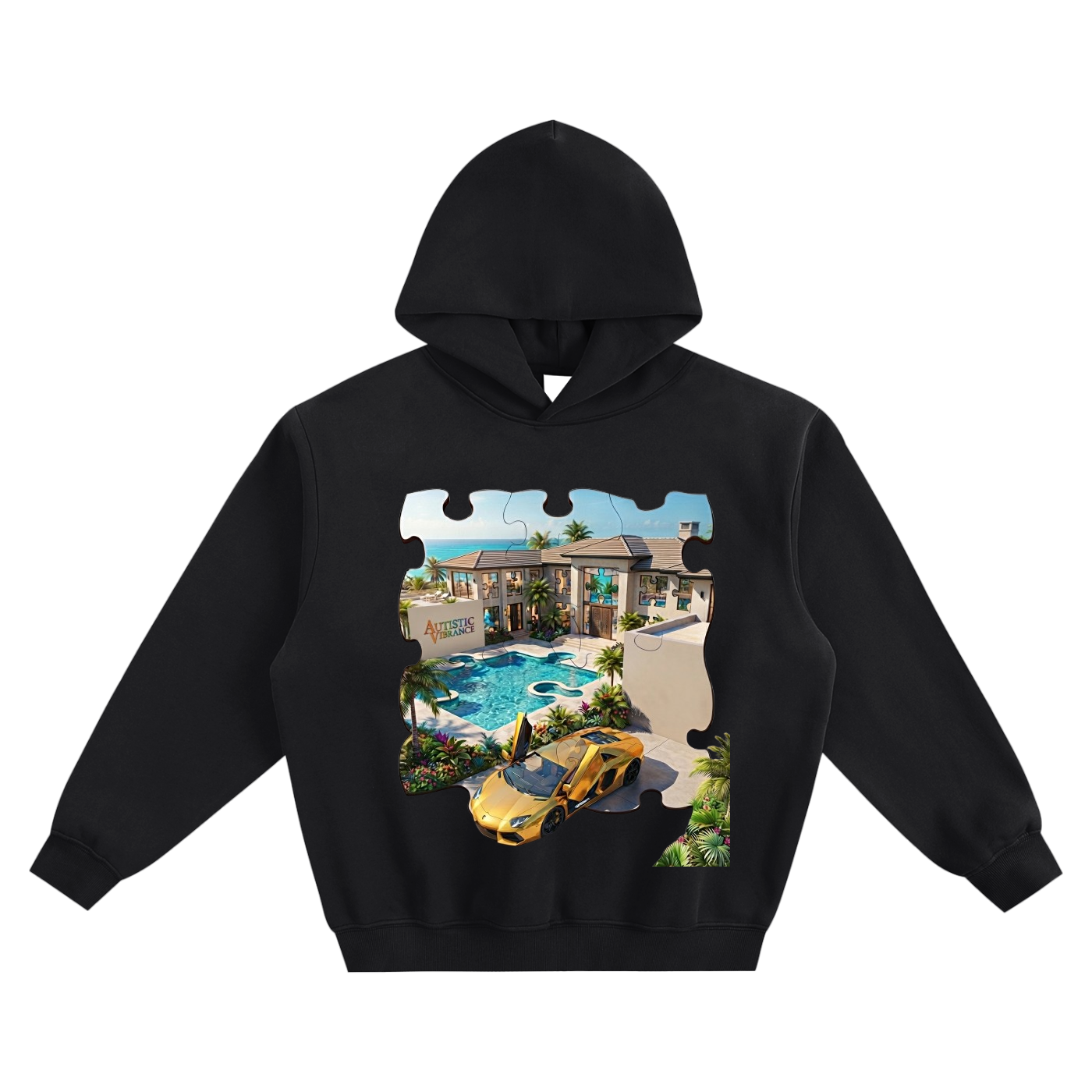 Autistic Vibrance Fleeced Boxy Hoodie