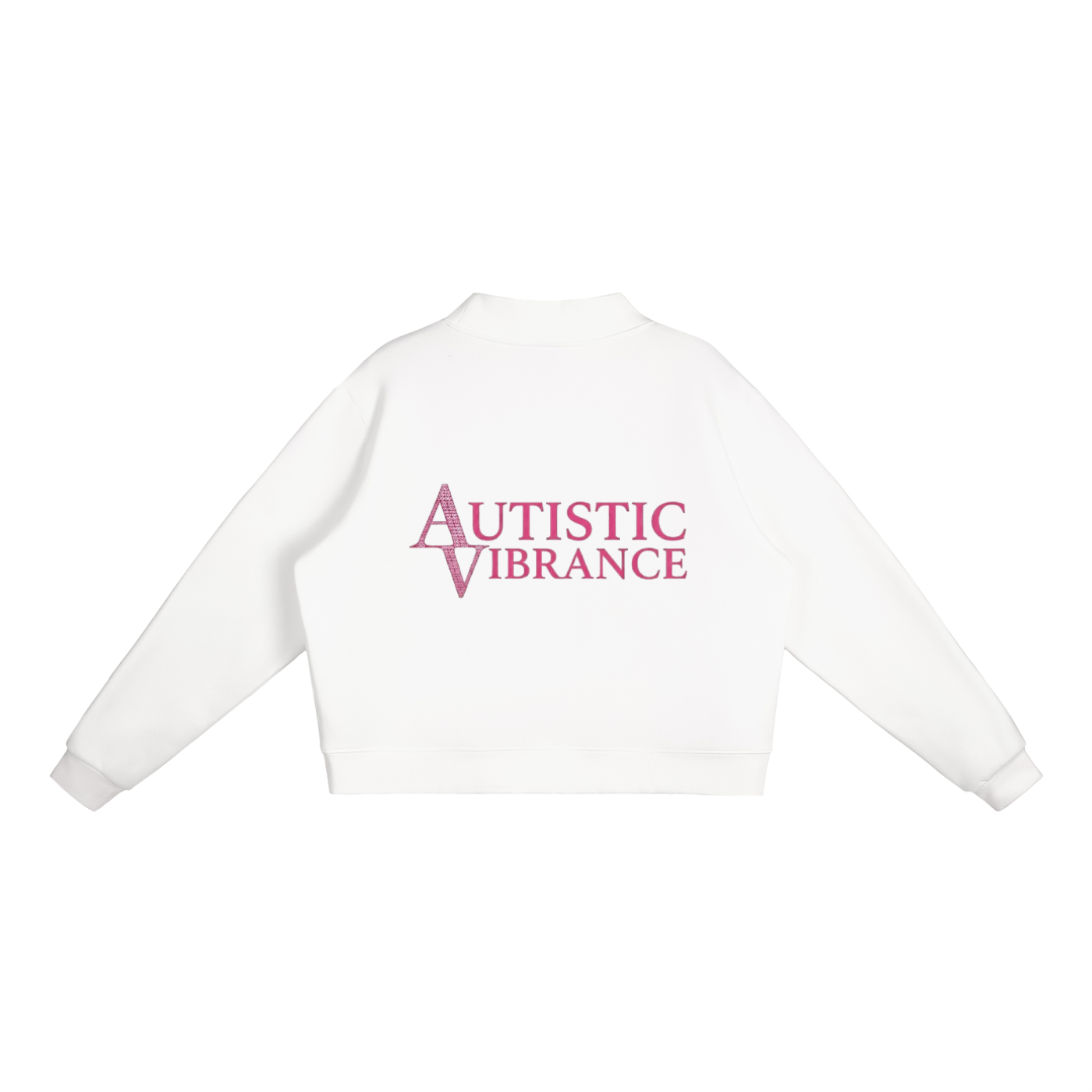 Essential Fleece Mock-Neck Crew Sweatshirt