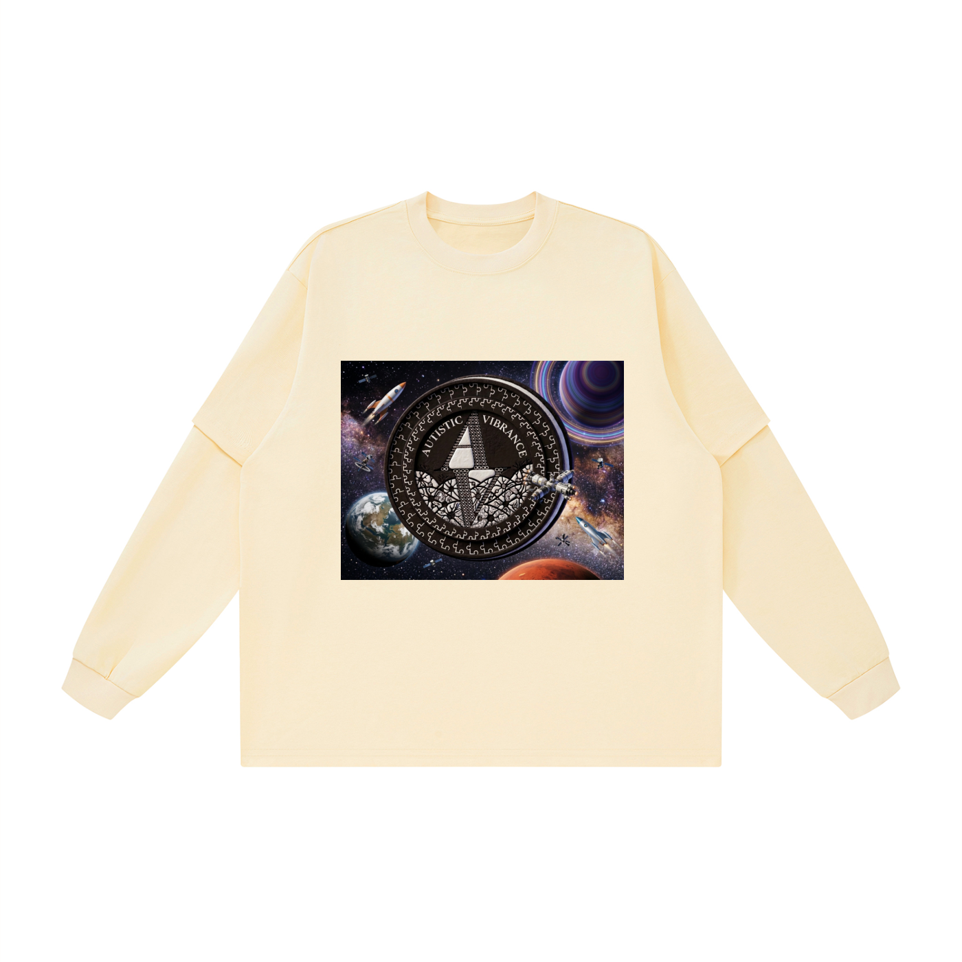 Unisex Layered Oversized T-Shirt