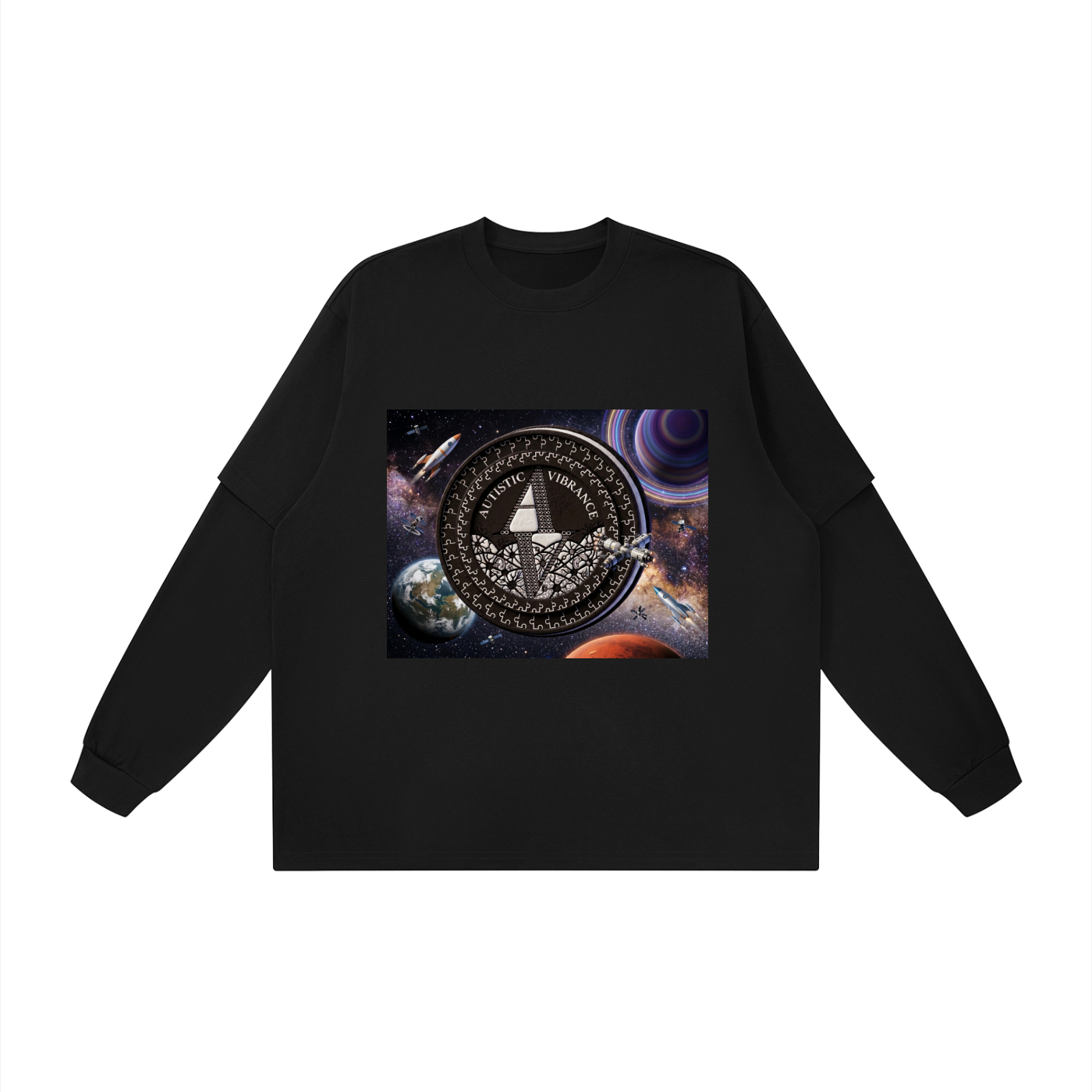 Unisex Layered Oversized T-Shirt