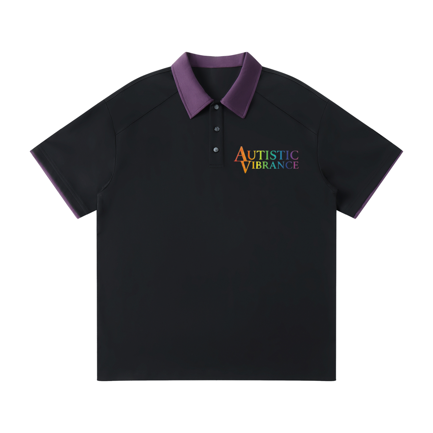 Autistic Vibrance Collar Polo Shirt