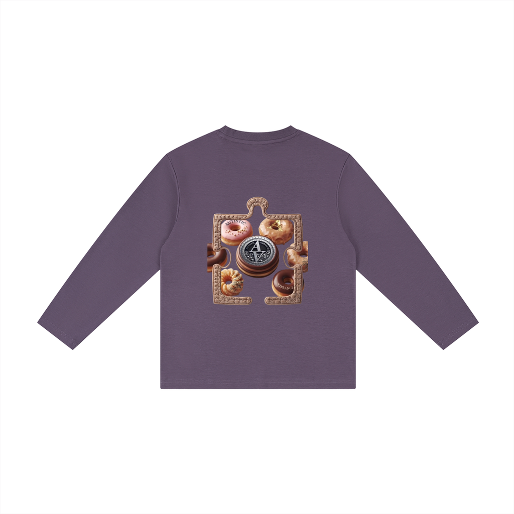 Kid's Drop Shoulder Long Sleeve T-Shirt