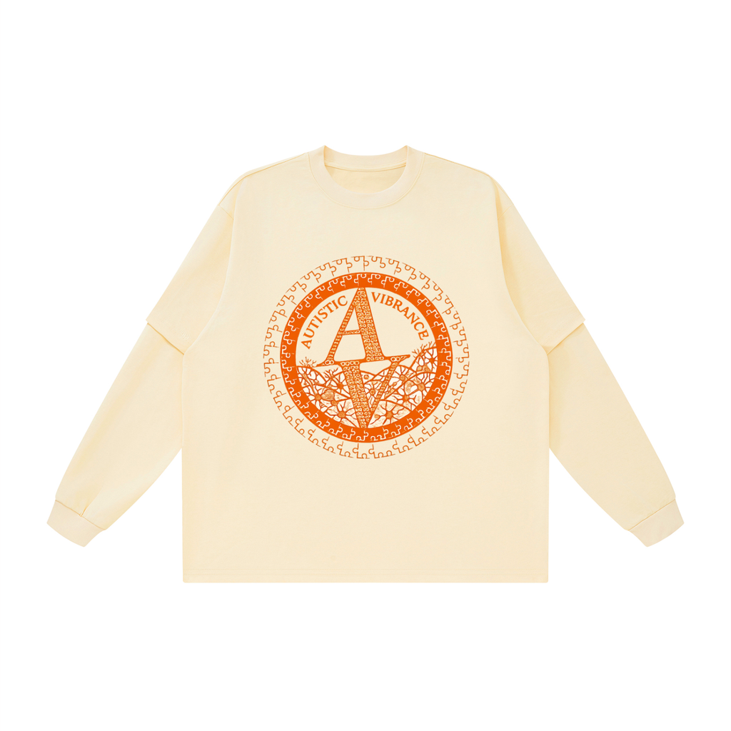 Autistic Vibrance Layered Oversized T-Shirt