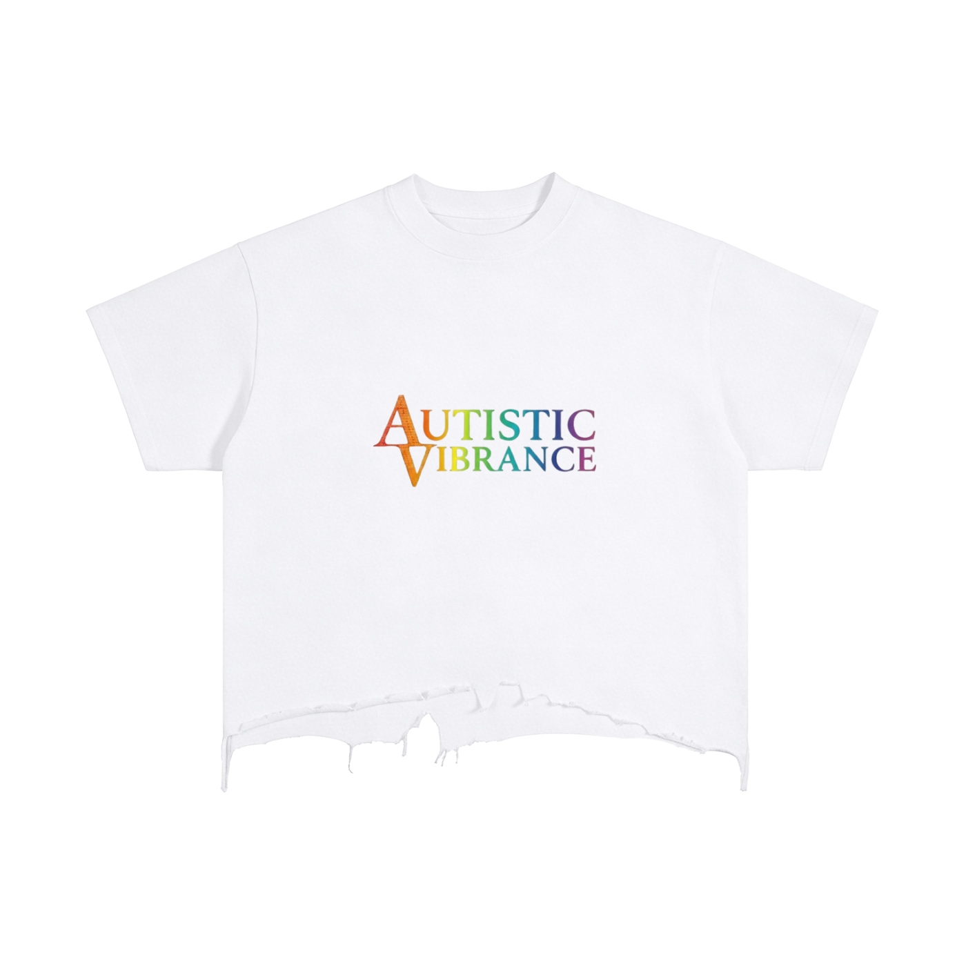 Autistic Vibrance Cropped Shirt