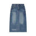 Autistic Vibrance Denim Skirt