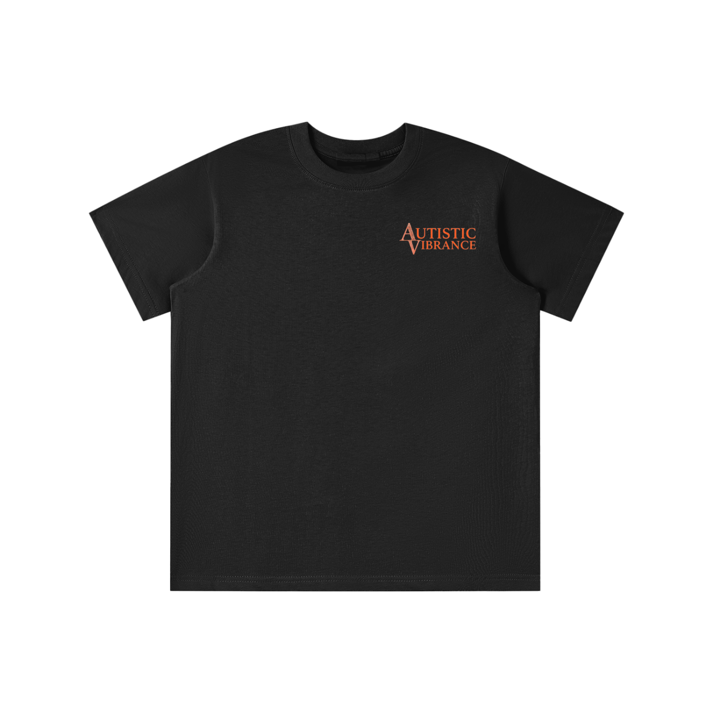 Autistic Vibrance Kids' Orange Logo T-shirt