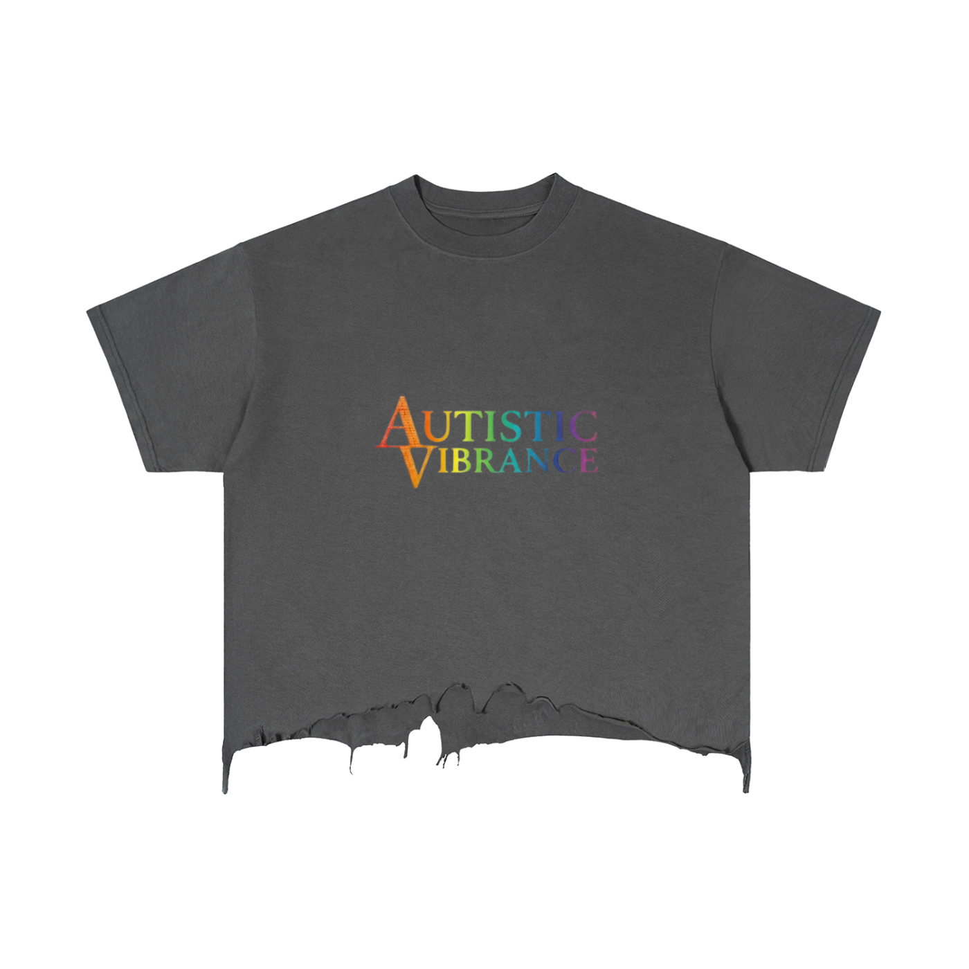 Autistic Vibrance Cropped Shirt