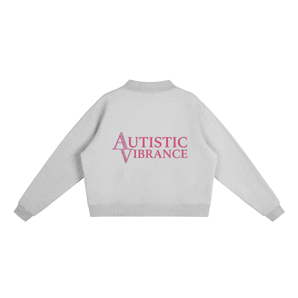 Essential Fleece Mock-Neck Crew Sweatshirt