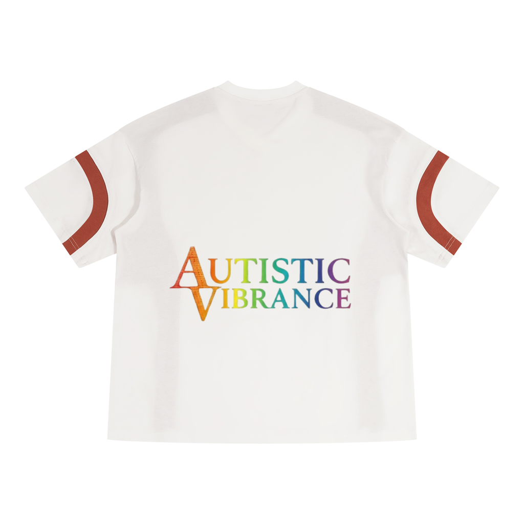 Unisex Color Block V-Neck T-Shirt