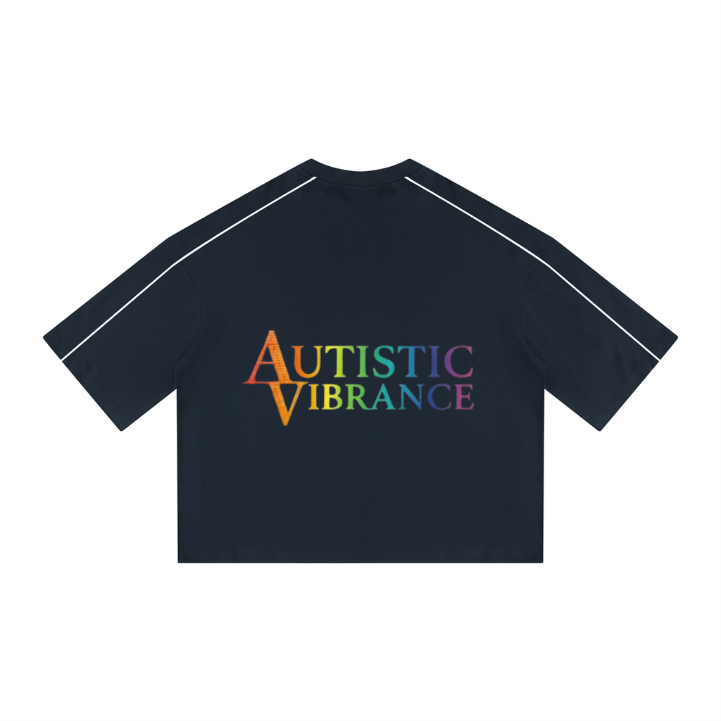 Unisex Heavyweight Boxy Piping T-Shirt