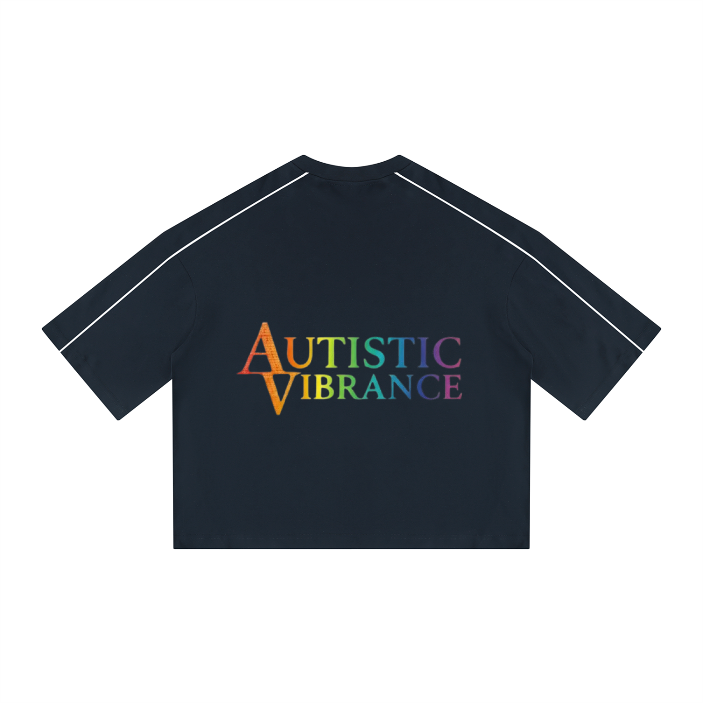 Unisex Heavyweight Boxy Piping T-Shirt