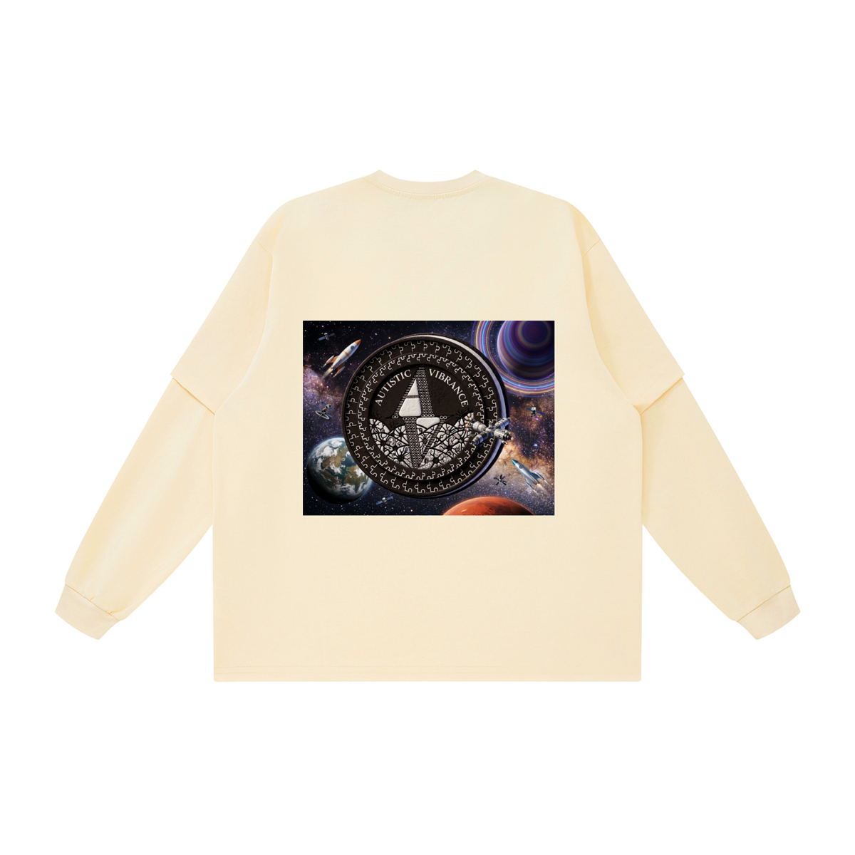 Unisex Layered Oversized T-Shirt