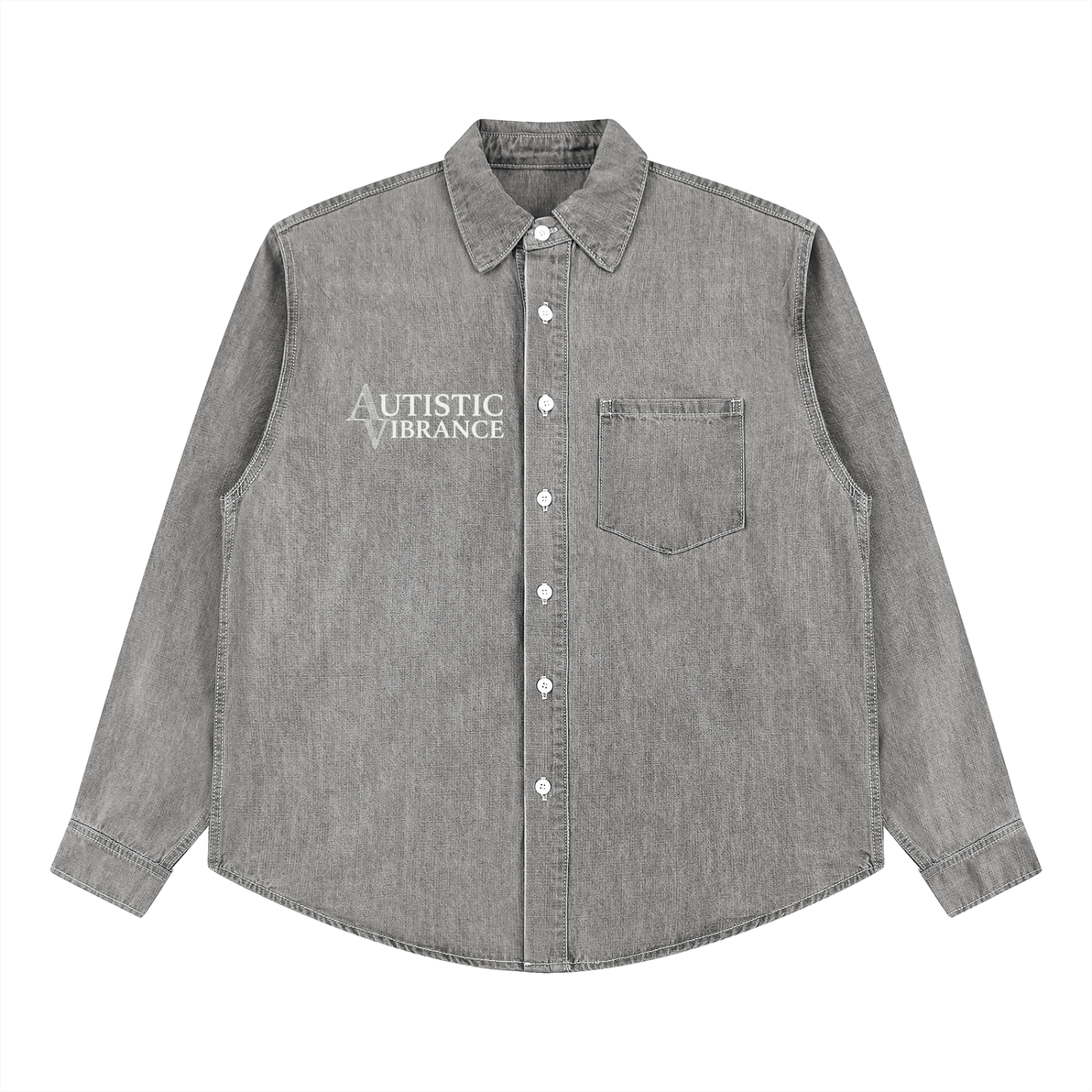 Autistic Vibrance Denim Shirt