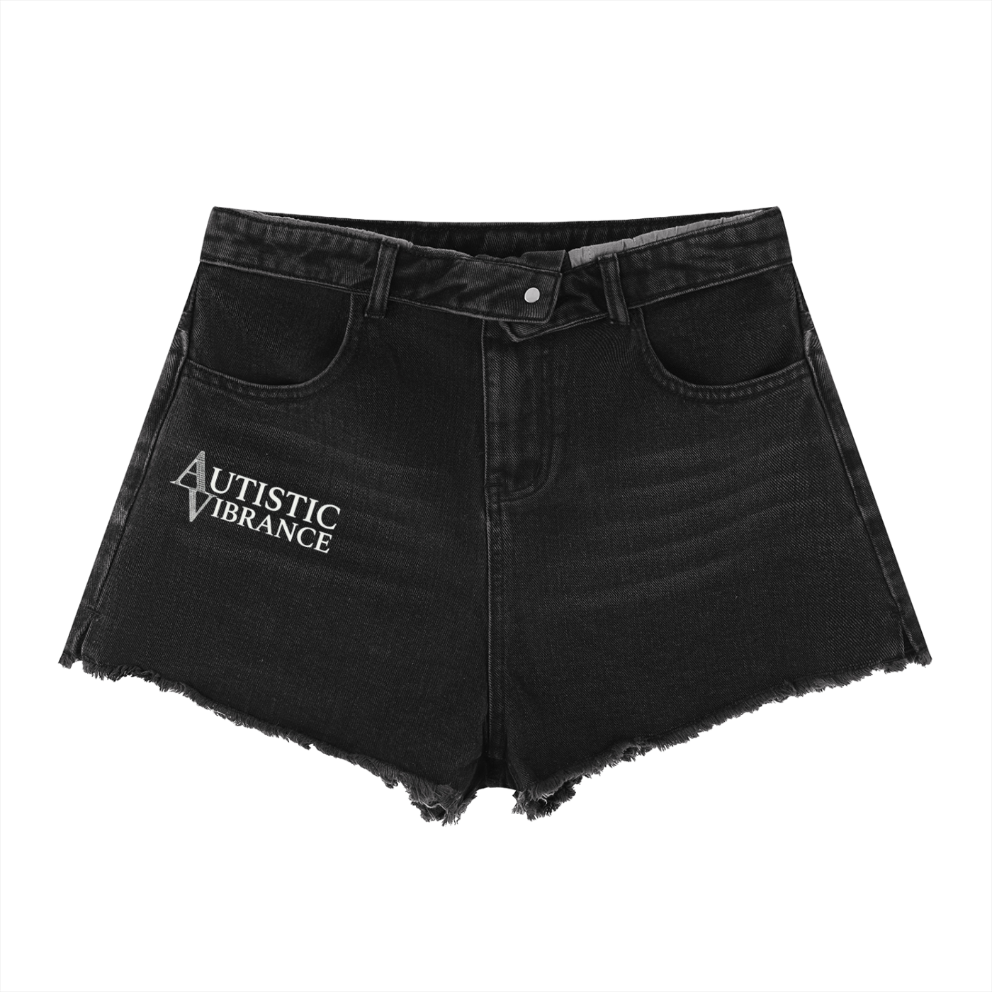 Women’s Vintage Wash High Rise Denim Shorts