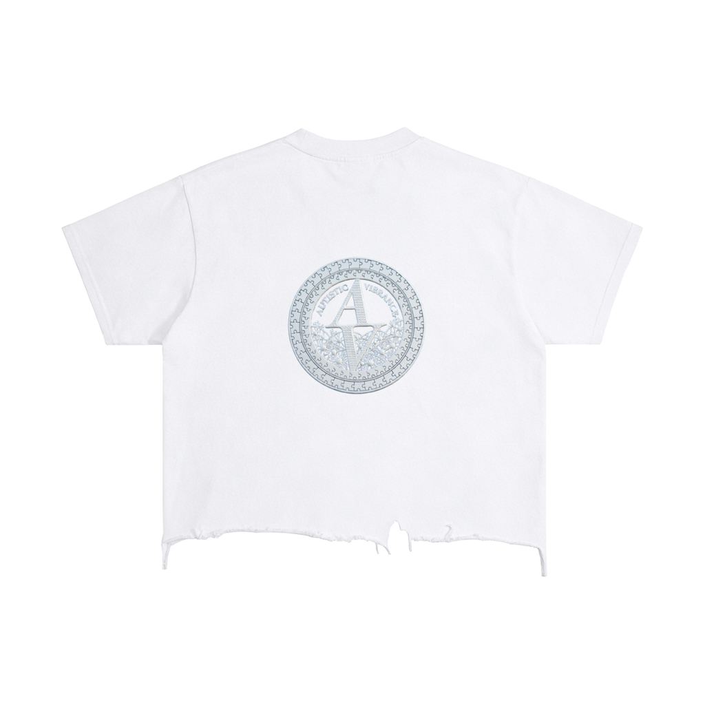 Autistic Vibrance Cropped Shirt