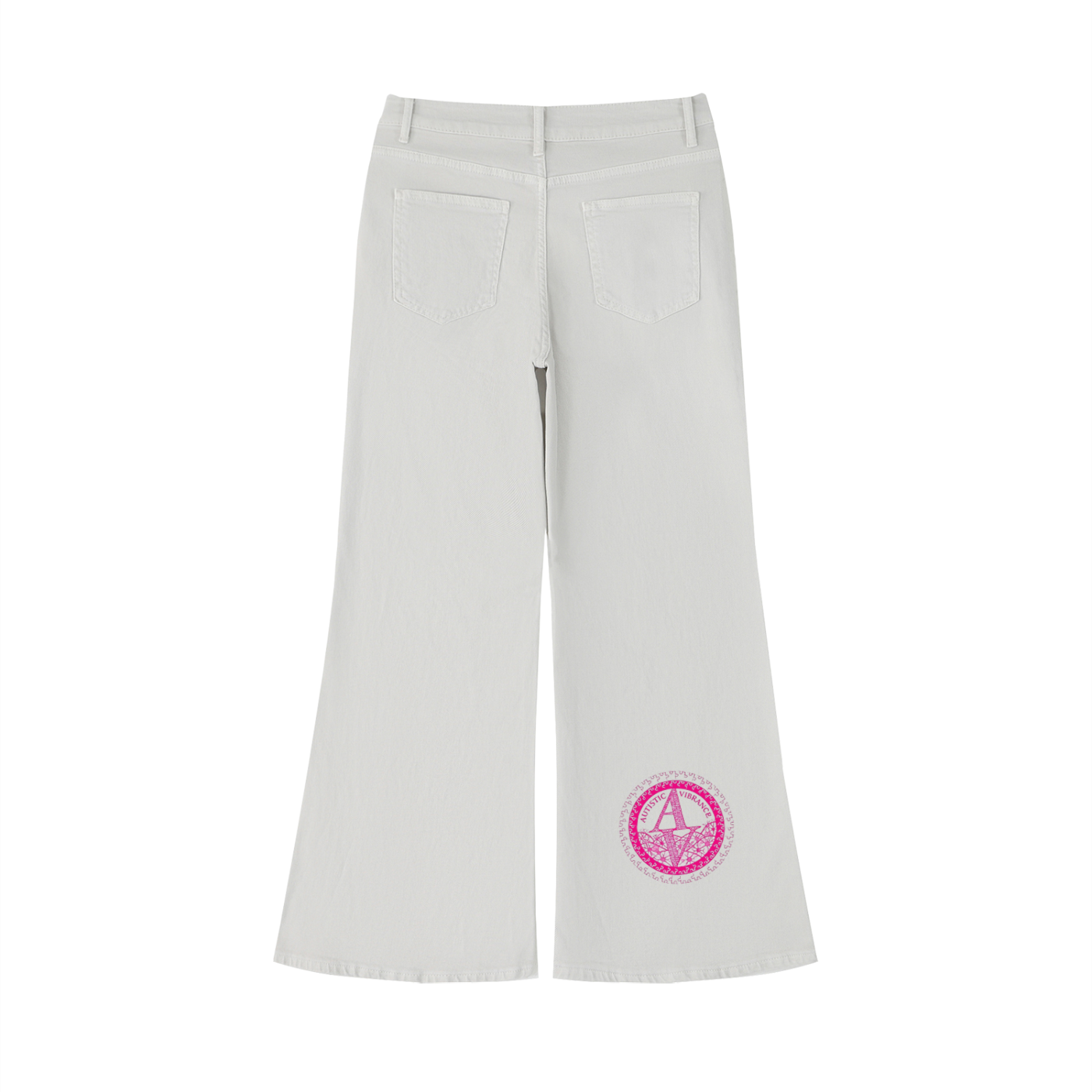 Autistic Vibrance Flared Leg Jeans