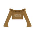 Women's Off-the-Shoulder Bell Sleeve Crop T-Shirt