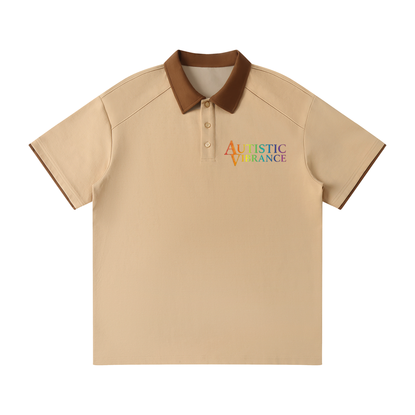 Autistic Vibrance Collar Polo Shirt
