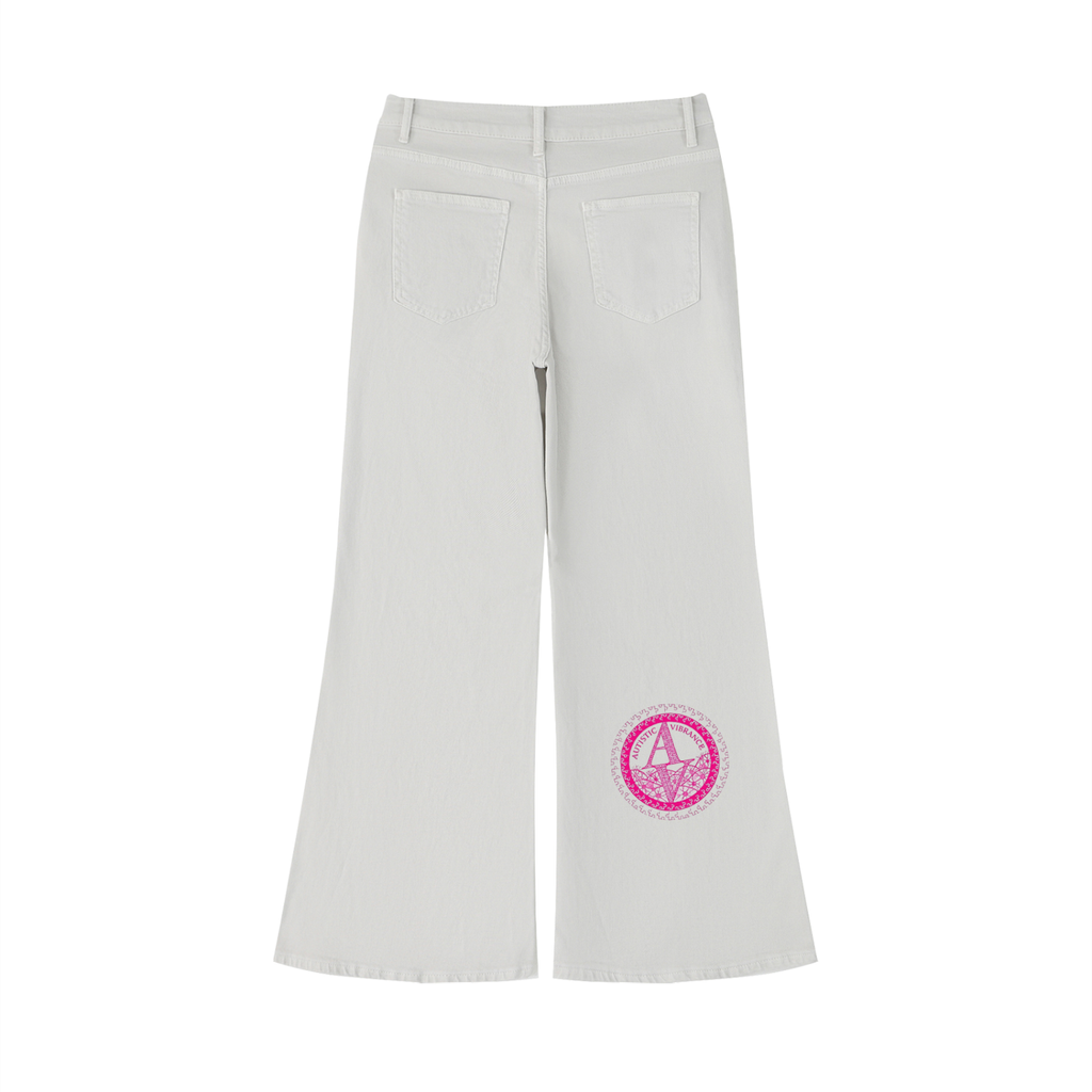 Women's Vintage Wash Flared Leg Jeans